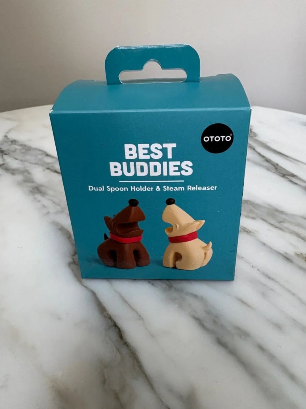 NEW Best Buddies Dog Dual Spoon Holder & Steam Releaser